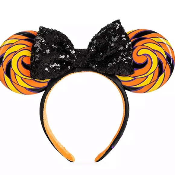 Minnie Mouse Ear Headband with Sequined Bow Candy. LAST ONE - Picture 3 of 8